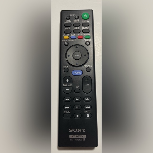 GENUINE SONY RMT-AH310U SOUNDBAR REMOTE CONTROL SA-WST5000 ST5000 HT-CT800 - Picture 1 of 4
